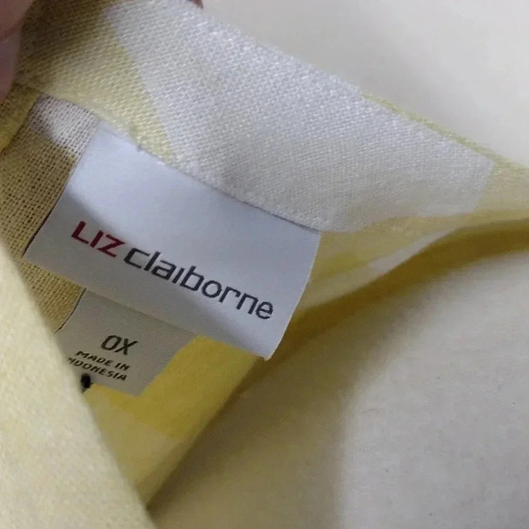 Liz Claiborne Yellow Plaid Dress - Picture 9 of 13